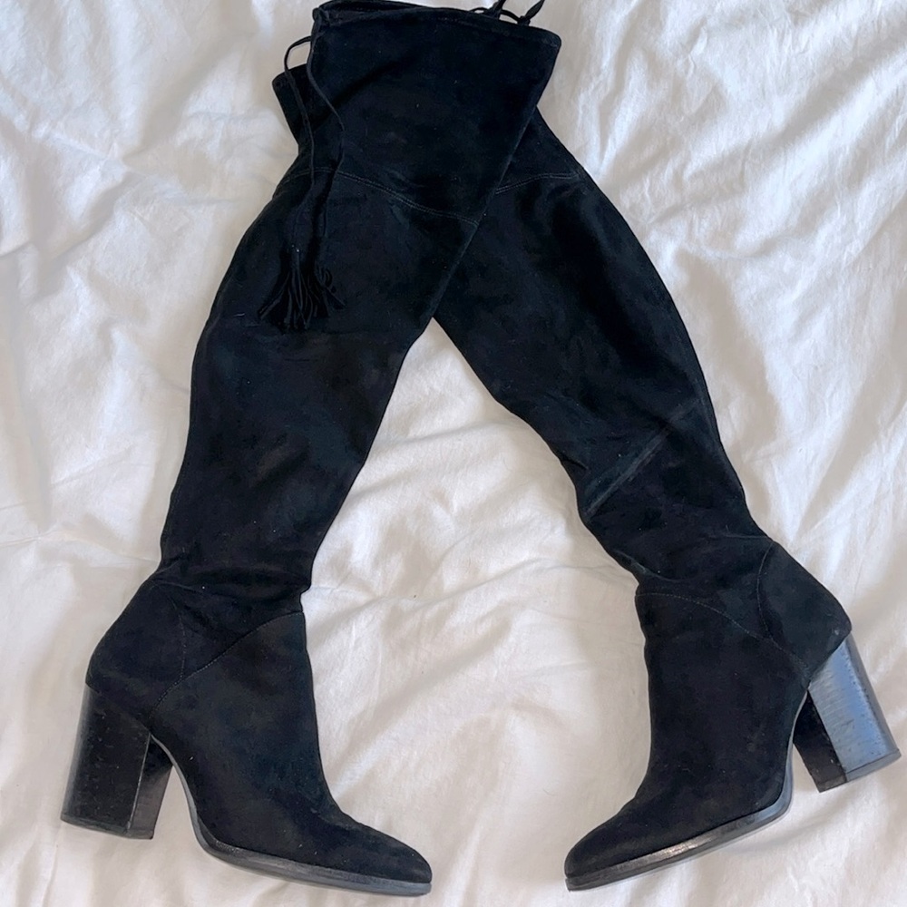 Marc Fisher thigh high suede boots
